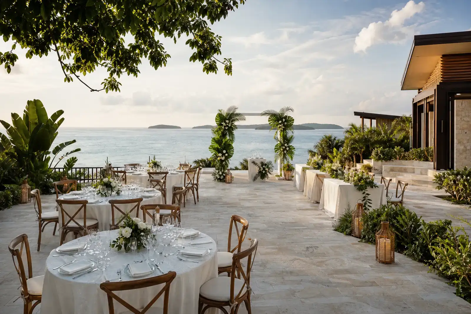 event layout concept at a coastal resort on Mactan, Cebu