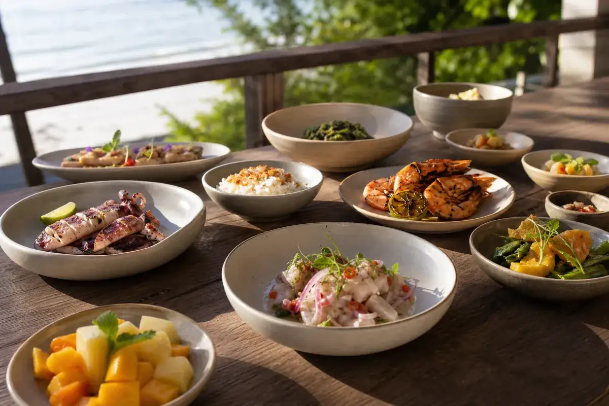  Filipino-inspired event menu tasting concept on Panglao